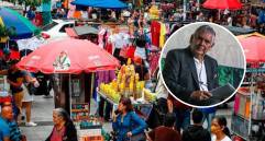 El presidente de Fenalco, Jaime Alberto Cabal, presentó el panorama laboral 2026 durante una rueda de prensa del gremio. FOTO: JULIO HERRERA