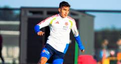 Juan Manuel Rengifo en los entrenamientos de la selección. FOTO: Instagram titi_1002