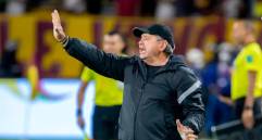 El entrenador antioqueño Hernán Darío Herrera dirige al Once Caldas desde finales de 2023, cuando relevó a Pedro Sarmiento (QEPD). FOTO: JUAN ANTONIO SÁNCHEZ