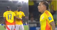 El goleador del Once Caldas entro al minuto 81 por el delantero Jhon Córdoba, tras convertir el segundo gol de Colombia contra Bolivia. FOTO: Captura video Gol Caracol