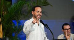 El presidente Abelardo De la Espriella advirtió a alcaldes y gobernadores, desde Mompox, que no permitirá en su Gobierno que los mandatarios regionales hagan contactos clandestinos con terroristas. Foto: Presidencia