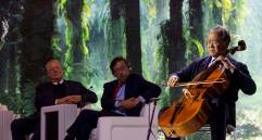 El presidente de Colombia, Gustavo Petro, intervinó en una de las sesiones del Foro Económico Mundial en Davos, Suiza. FOTO tomada de WEF