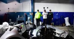 Durante los allanamientos también fue capturado un hombre en flagrancia, quien fue puesto a disposición de la Fiscalía. FOTO Cortesía Policía Metropolitana