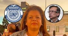 Mary Luz Herrán tuvo dos hijos con el expresidente Gustavo Petro: Andrea y Andrés Gustavo. Foto: Colprensa/UNP.