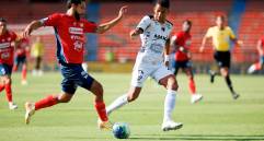 DIM que venció 2-1 a Llaneros con tantos de Jeison Medina y Jhon Montaño, se prepara para afrontar el duelo ante Pereira, este jueves, por uno de los juegos aplazados que tiene en la Liga BetPlay. FOTO CAMILO SUÁREZ 