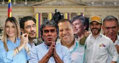 16 candidatos siguen en carrera a la presidencia de Colombia. Fotos: Colprensa y EL COLOMBIANO