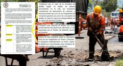 Gobierno de Quintero desestimó sin explicación alguna al Consorcio Génesis que había presentado la propuesta de menor cuantía para reparar la malla vial, siendo este el criterio clave de la elección. FOTO Camilo Suárez