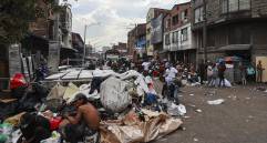 Calle del Bronx en Medellín, una de las zonas críticas que tiene la ciudad. Foto: Manuel Saldarriaga Quintero