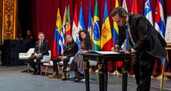 Colombia toma la Presidencia de RedArtes, que es el plan para que el arte y la educación transformen Iberoamérica. FOTO: Presidencia.