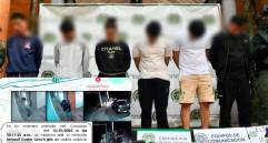 Las autoridades desarticularon una red de apoyo al terrorismo del Frente 36 de las disidencias de las Farc que venía operando en Medellín y el Valle de Aburrá. FOTO: CORTESÍA