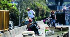 En un accidente, ocurrido esta semana en el soterrado, murieron dos habitantes de calle al ser arrollados por un carro. FOTO Julio Herrera y Cortesía.