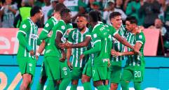 El conjunto verde suma dos victorias en los dos partidos que ha podido jugar de Liga. FOTO MANUEL SALDARRIAGA