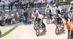 La nueva pista de BMX Mariana Pajón fue entregada este jueves por la Alcaldía. FOTO: Cortesía Alcaldía de Medellín