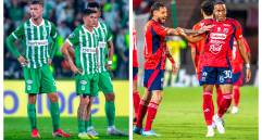 Nacional dejó dudas ante el Pereira, lo que aumentó la desconfianza de sus hinchas antes de los playoffs, mientras que el DIM se aferra al milagro de la clasificación. FOTOS JUAN ANTONIO SÁNCHEZ