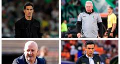 Cuatro técnicos de los playoffs tienen pasado verdolaga. FOTOS EL COLOMBIANO