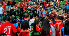 Esta vez la localía en el clásico es para el Independiente Medellín. FOTO CAMILO SUÁREZ