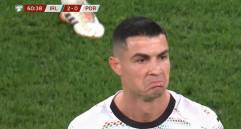 El delantero portugués Cristiano Ronaldo suma tres expulsiones en toda su carrera como profesional. Foto: captura de pantalla