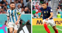 Lionel Messi y Kylian Mbappé, el choque de dos generaciones que han marcado el fútbol mundial. Ambos tienen la capacidad de hacer la diferencia para sus selecciones. FOTOs efe