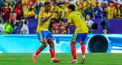 El futbolista chocoano Jhon Arias suma siete celebraciones con la Selección Colombia. Fue su primer tanto en este Mundial. FOTO: Juan Antonio Sánchez
