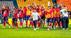 El Deportivo Independiente Medellín tiene 24 puntos en juego para poder pelear un puesto en los ocho clasificados del torneo. Actualmente ocupa la casilla 15 con 13 puntos. FOTO: JUAN ANTONIO SÁNCHEZ