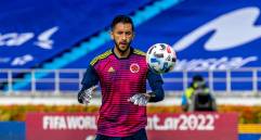 Camilo Vargas, arquero de la Selección Colombia que será un guía del equipo en la sede de Guadalajada, donde actúa en el fútbol mexicano. Conoce bien la Academia AGA. FOTO JUAN ANTONIO SÁNCHEZ 