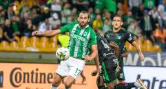 Hernán Barcos durante su paso por Atlético Nacional. FOTO JUAN ANTONIO SÁNCHEZ