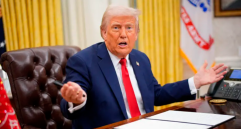 Trump habló de los resultados de las elecciones en Nueva York en medio del America Business Forum (ABF) que se realiza, precisamente, en Miami. FOTO: AFP