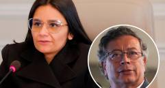 La gerente del Fondo Adaptación no fue declarada insubsistente pese a la solicitud del mandatario, debido a que tiene una licencia por enfermedad. Foto. Colprensa. 