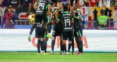 Juan Manuel Rengifo fue la gran figura de Nacional en la victoria sobre Junior de Barranquilla. El club verde no vencía al Tiburón en su ciudad desde el 18 de septiembre de 2021, cuando lo hizo por 3-1. FOTO COLPRENSA 