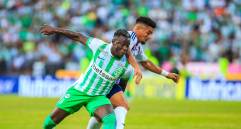 Marino Hinestroza, delantero de Atlético Nacional. FOTO CAMILO SUÁREZ