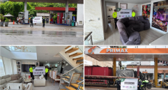 Inmuebles, vehículos y establecimientos comerciales estuvieron entre los bienes incautados por las autoridades. Fotos: cortesía.