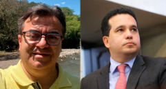 Olmedo López y Carlos Andrés Trujillo se conocieron cuando estudiaban en la Universidad. FOTO CORTESÍA Y COLPRENSA