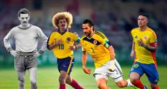 Francisco “Cobo” Zuluaga fue el capitán de Colombia en el Mundial de 1962; el “Pibe” Valderrama en 1990, 1994 y 1998, mientras que Mario Yepes lo hizo en 2014. James tomó la posta para 2018 y se espera que ejerza ese liderazgo en el Mundial 2026. FOTOS Conmebol, Getty y Juan Antonio Sánchez