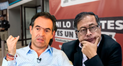 El alcalde de Medellín, Federico Gutiérrez, cuestionó las implicaciones de la pelea del presidente Petro con el gobierno de EE. UU. FOTO Esneyder Gutiérrez y Archivo