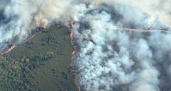 Panorama de la dramática situación de incendios en Portugal. FOTO: COMISIÓN EUROPEA