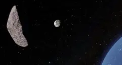 Esta es una de las animaciones que mostraba al YR4 durante su paso por la Tierra en dirección al posible impacto con la luna. FOTO: Noirlab / NSF / Aura / R. Proctor