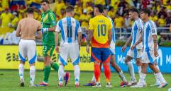 El partido ente Argentina y Colombia deberá comenzar a las 7 de la noche, hora colombiana. Foto: EL COLOMBIANO