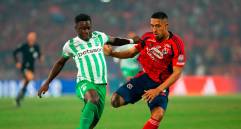 En la imagen aparece Marino Hinestroza, uno de los hombres desequilibrantes de Nacional. FOTO CAMILO SUÁREZ