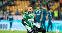 El arquero antioqueño David Ospina será el encargado del arco nacional para el duelo ante México este sábado. FOTO CAMILO SUÁREZ 