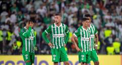 La desilusión de los jugadores de Nacional tras la eliminación frente a Millonarios fue evidente. FOTO JUAN ANTONIO SÁNCHEZ