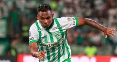 Alfredo Morelos atraviesa un momento estelar con Atlético Nacional y puede ser el hombre gol frente a Junior. FOTO MANUEL SALDARRIAGA