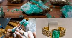 Las esmeraldas tienen una bella transformación en la joyería Inter. Foto: Julio César Herrera