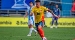 James Rodríguez jugará su tercer Mundial en Norteamérica 2026. Colombia comparte el grupo K con Portugal, Uzbekistán y R.D. Del Congo. FOTO: JUAN ANTONIO SÁNCHEZ