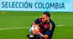 El arquero antioqueño David Ospina suma 129 partidos con la Selección Colombia de mayores. Es el que más apariciones tiene en la historia. Foto: Juan Antonio Sánchez