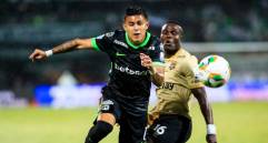 La última aparición de Nicolás Rodríguez con Atlético Nacional, fue el pasado 21 de marzo en el duelo ante Internacional de Bogotá, ese día jugó 81 minutos. FOTO CAMILO SUÁREZ 
