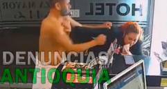 Este fue el video que se hizo viral y que registra la agresión a la empleada del hotel. FOTO: IMAGEN TOMADA DE VIDEO