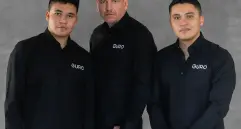 Ismael Rivera, Hebert Noreña y Juan Rivera, emprendedores colombianos y fundadores de Guro. Foto: Cortesía. 