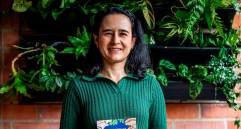 Ella es Diana Quintero, doctora en Biotecnología y autora de Hongos que curan. FOTO: Julio César Herrera