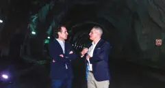 El alcalde de Medellín, Federico Gutiérrez, y el gobernador, Andrés Julián Rendón, hicieron un frente al gobierno Petro en la región. FOTO Manuel Saldarriaga