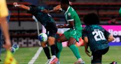 Néider Parra durante el partido de los octavos de final de Copa Betplay frente al Cali en el que fue la gran figura de Nacional. FOTO CAMILO SUÁREZ 
